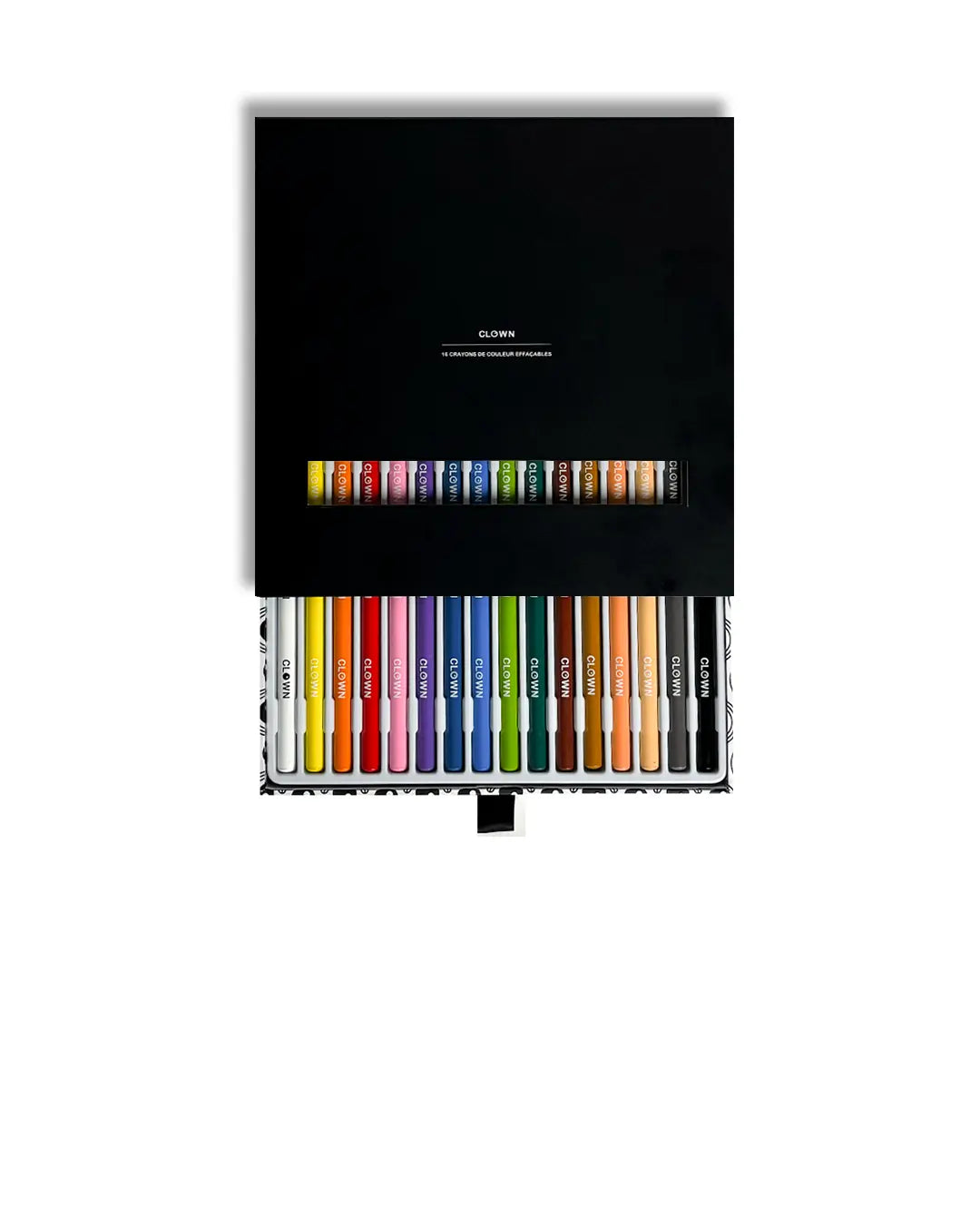 16 crayons de couleurs effaçables