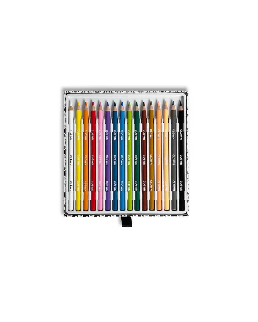 16 crayons de couleurs effaçables